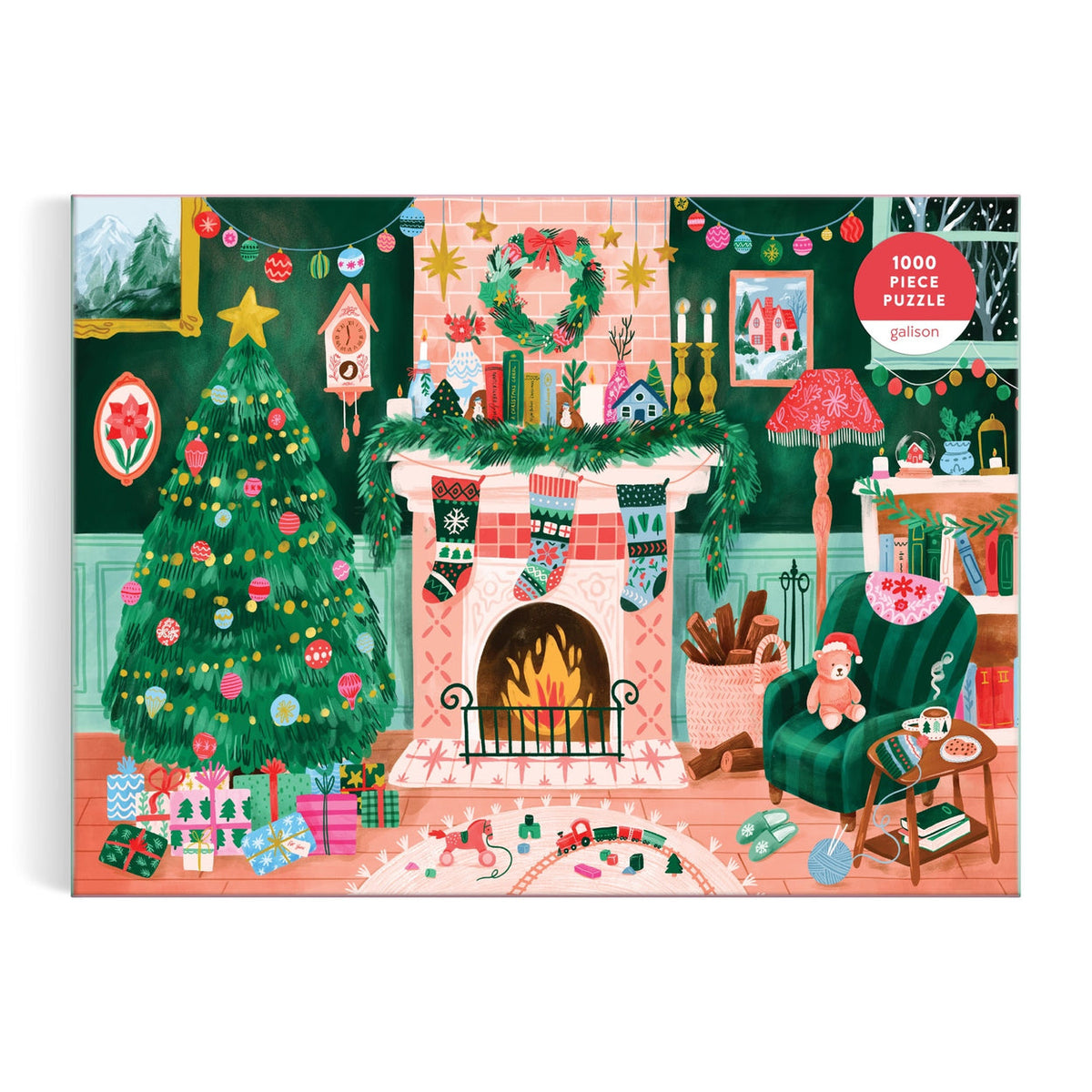 Cozy by the Fireplace rompecabezas 1000 piezas