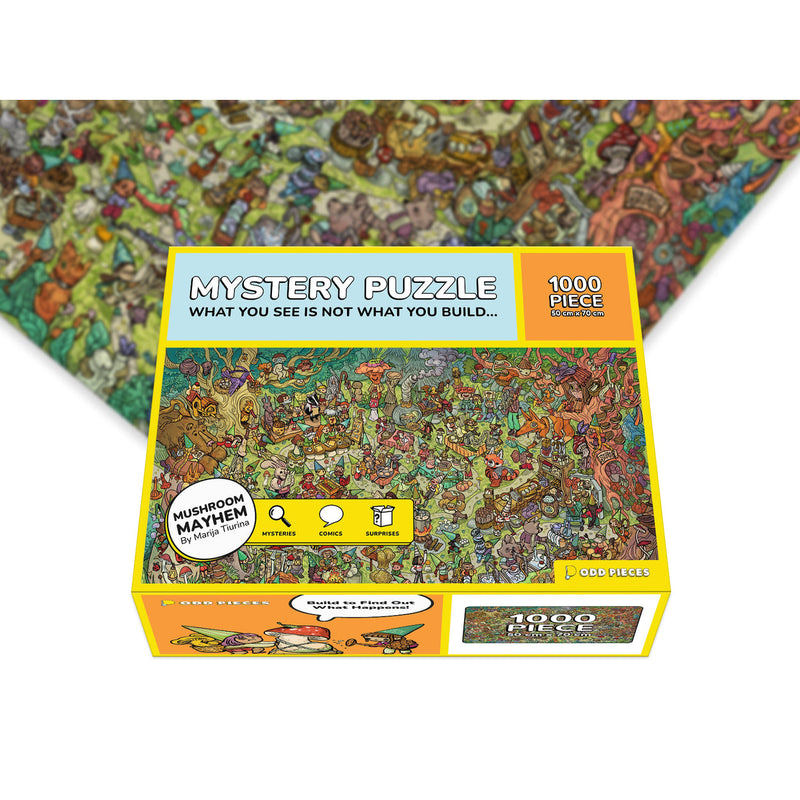Mushroom Mayhem rompecabezas 1000 piezas