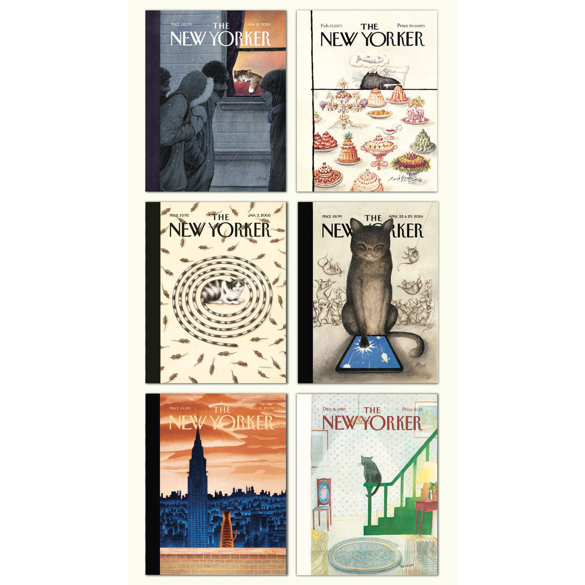 Cat Mini Puzzle Collector's Set - 6 rompecabezas de 100 piezas