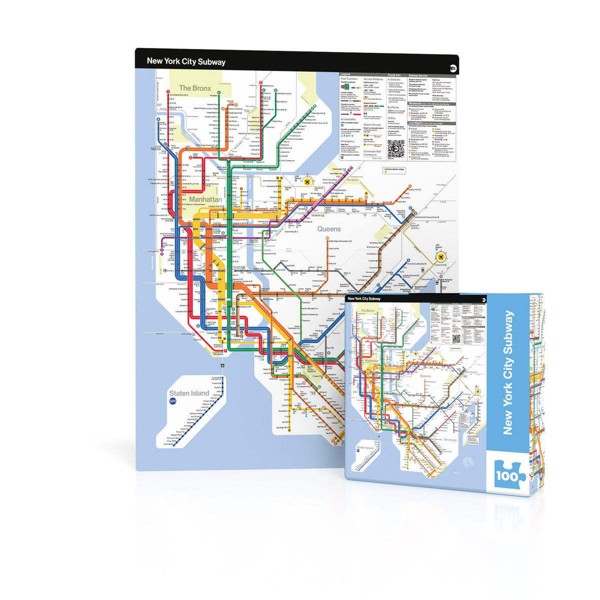 MINI - New York City Subway rompecabezas 100 piezas