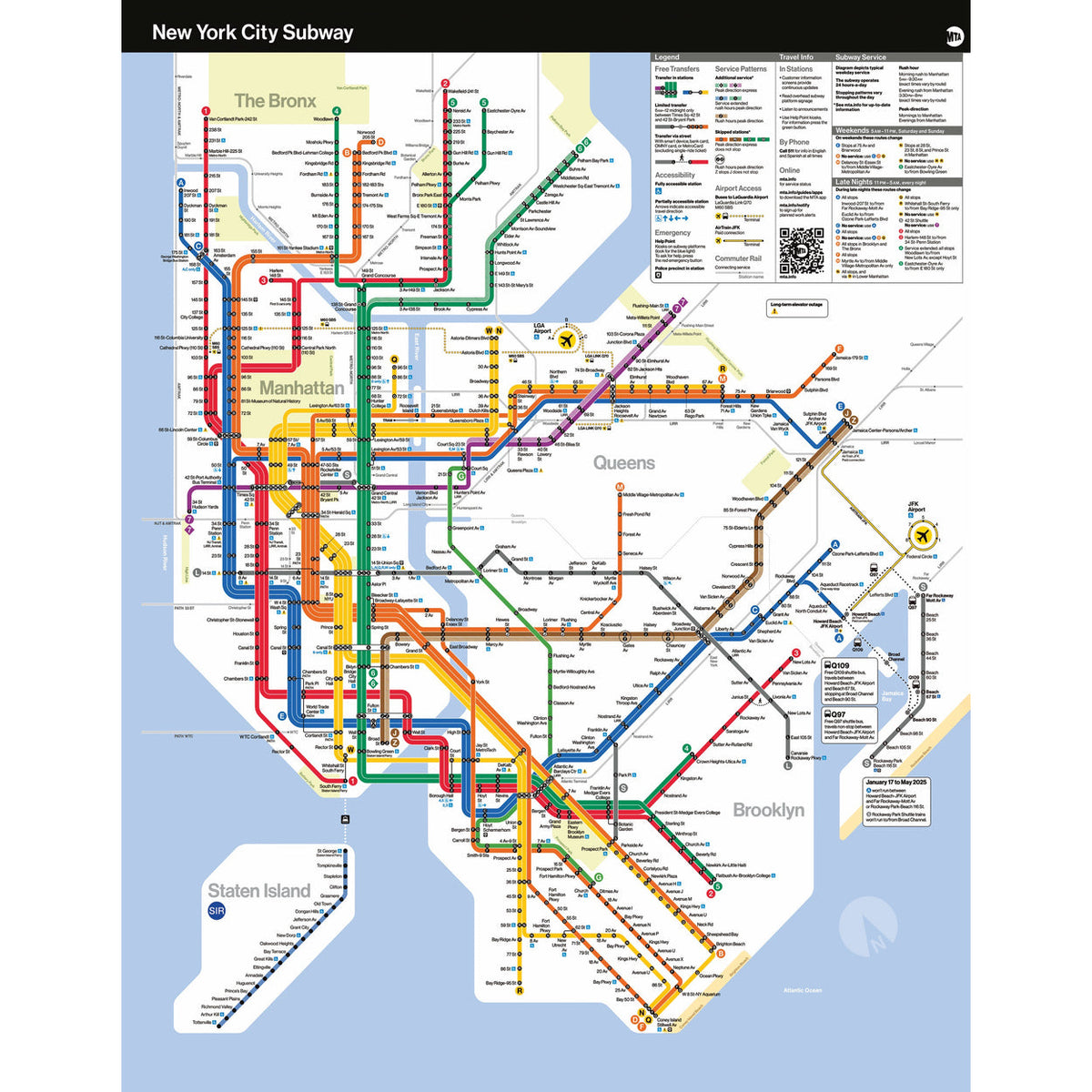 MINI - New York City Subway rompecabezas 100 piezas