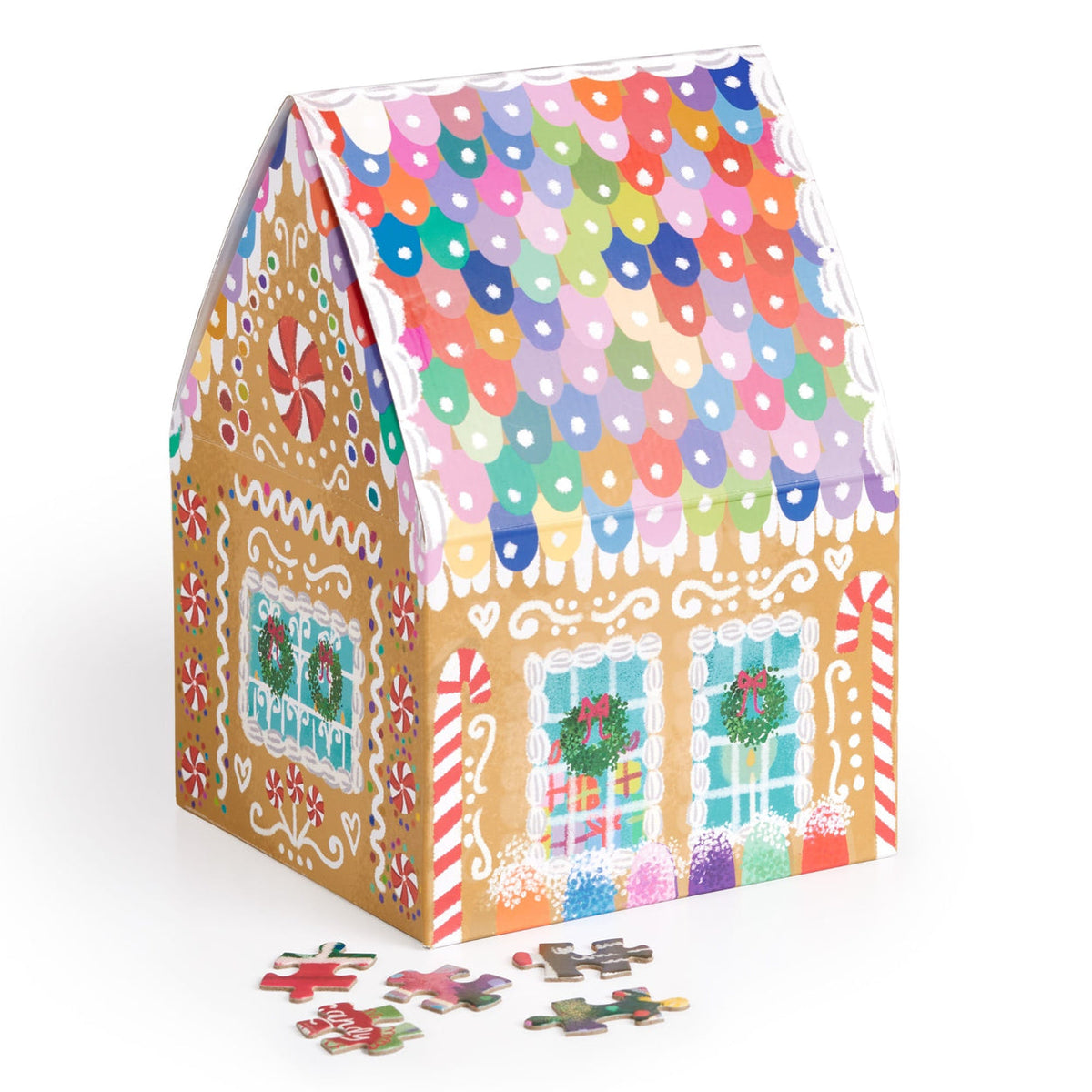 Gingerbread Cottage rompecabezas 500 piezas en caja de casita