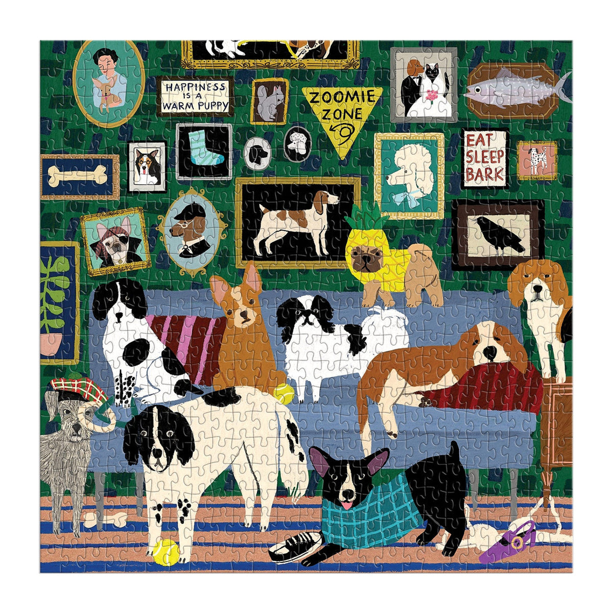 Lounge Dogs rompecabezas 500 piezas