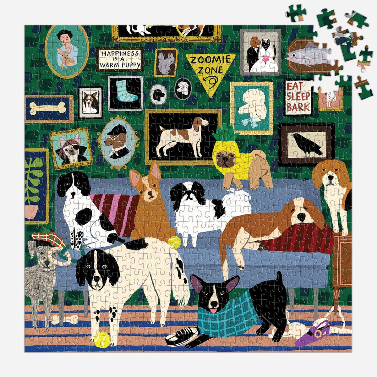 Lounge Dogs rompecabezas 500 piezas