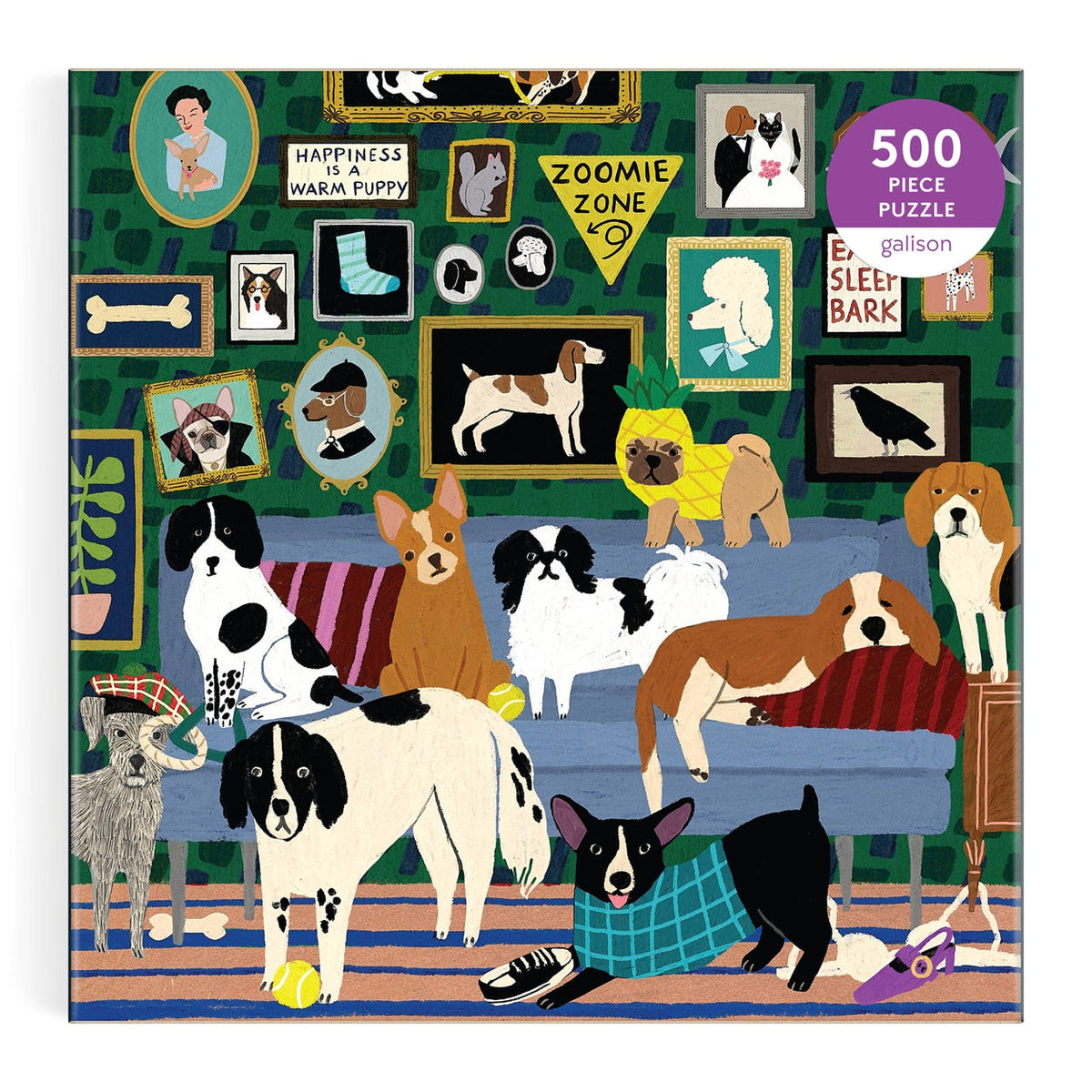 Lounge Dogs rompecabezas 500 piezas
